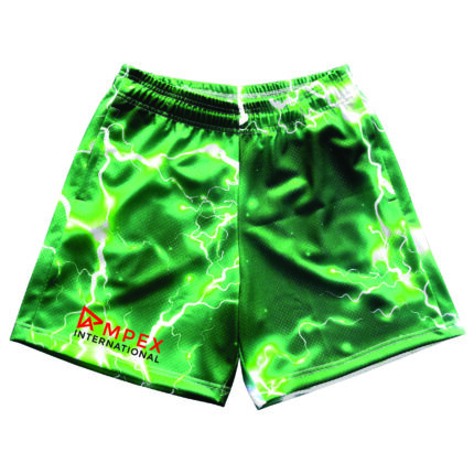 Glazing Green Breathable Activewear Shorts
