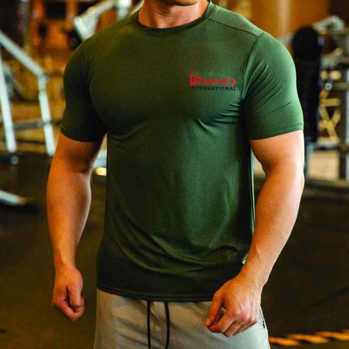 Breathable 4-way Stretch Gym T-Shirts - Image 1