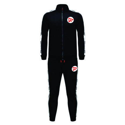 Ampex's Sleeky Black Activewear Tracksuit