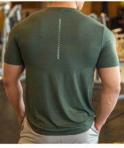 Breathable 4-way Stretch Gym T-Shirts - Image 2